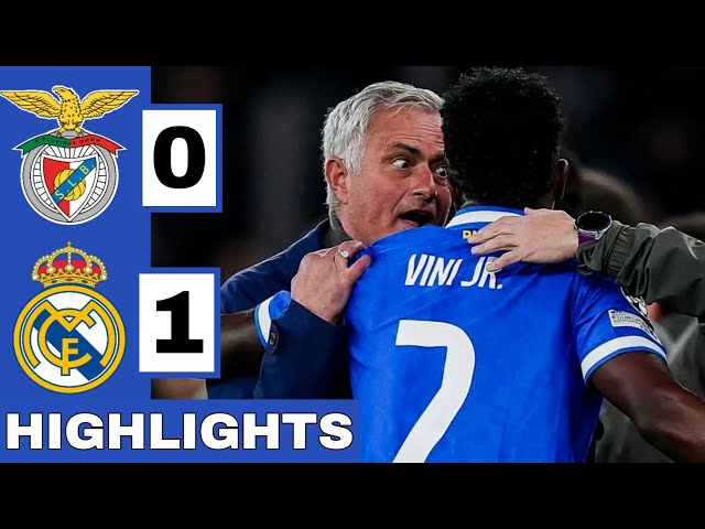 Real Madrid vs Benfica 1-0 All Goals & Highlights