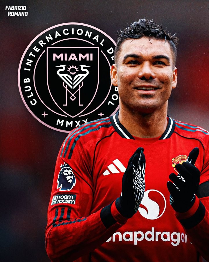 Romano: Inter Miami start talking with Casemiro’s camp