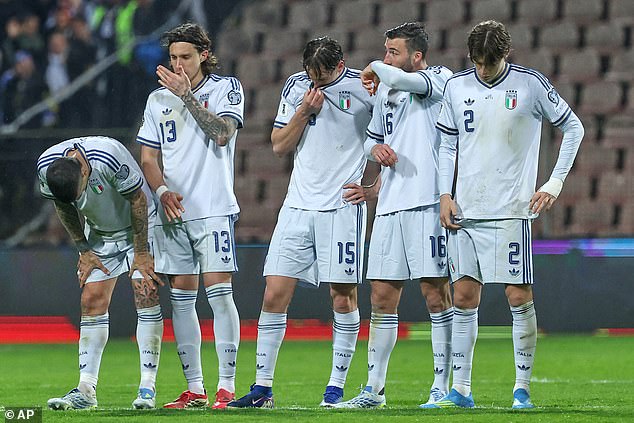 Italy’s WC curse continues as 4-time winners miss out on third successive finals