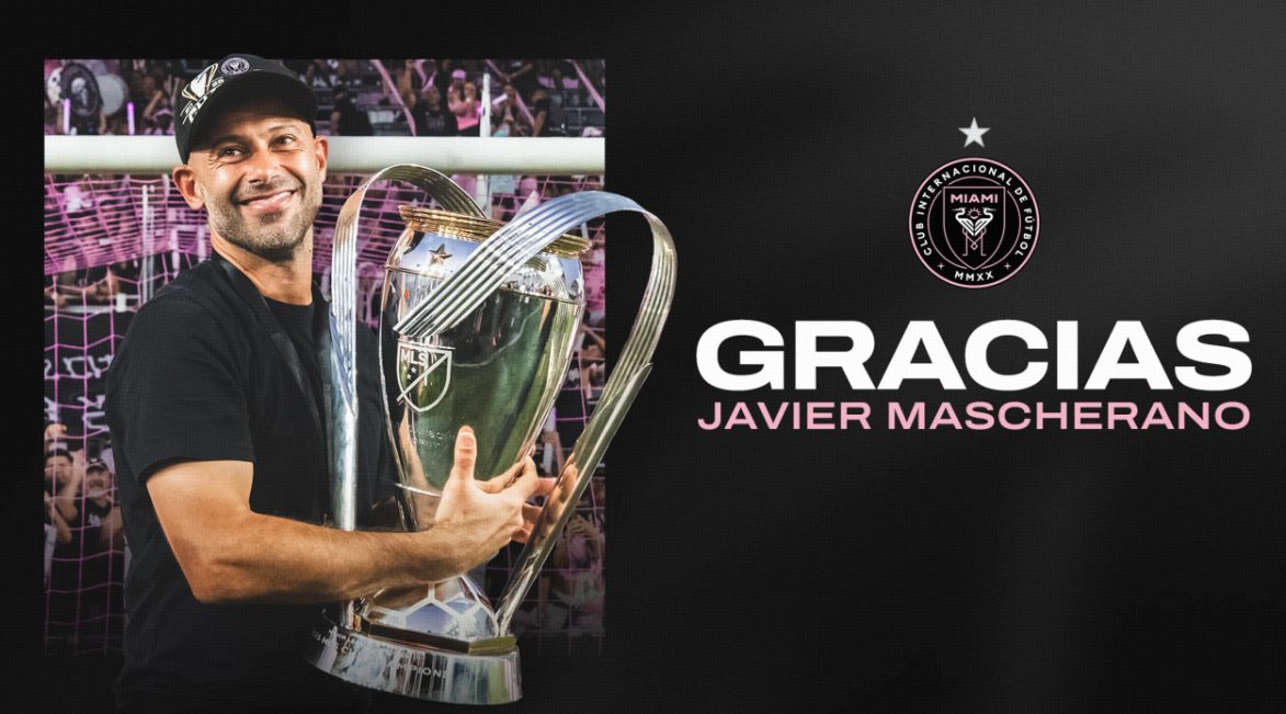 Breaking News: Head coach Javier Mascherano departs Inter Miami CF
