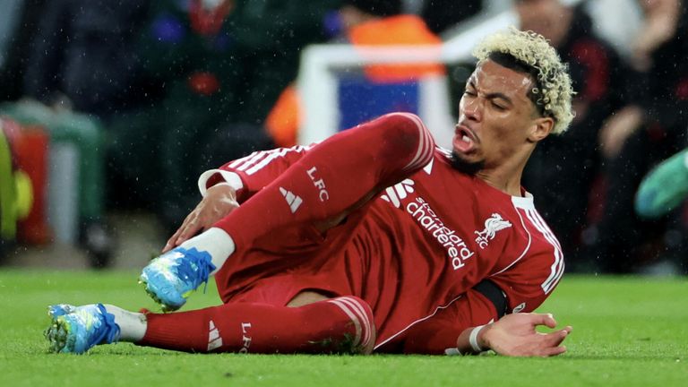 Ekitike suffers suspected Achilles injury with fears he could miss six months