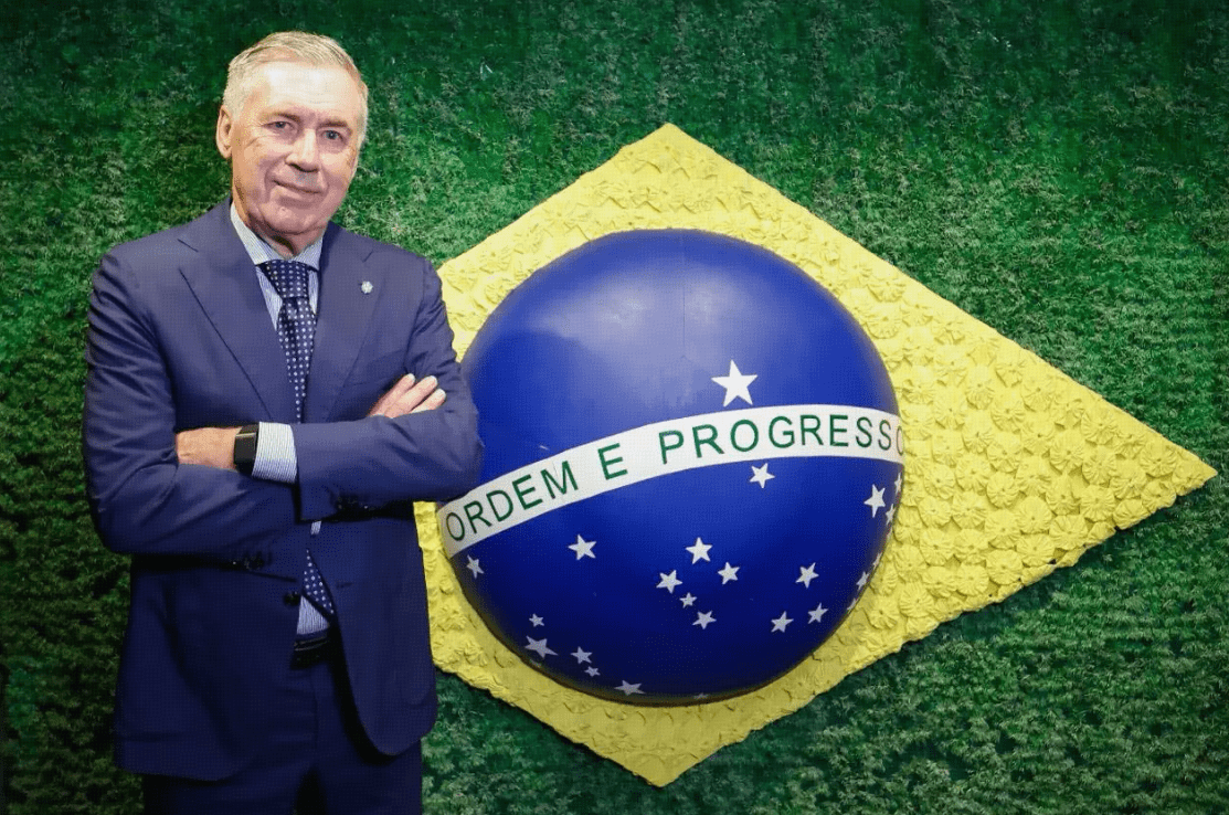 OFFICIAL:Brazil renews Carlo Ancelotti’s contract,to until 2030