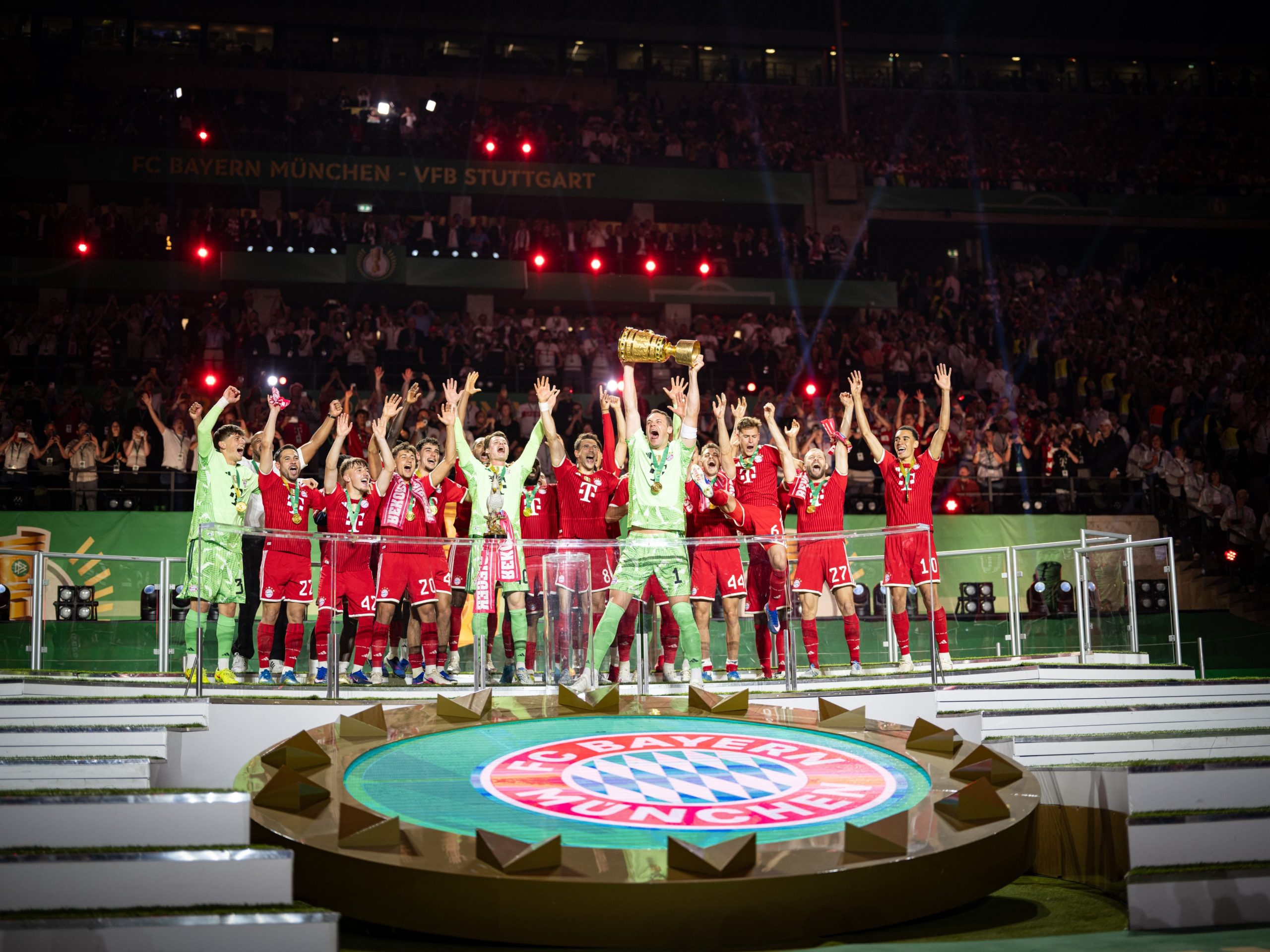 Bayern 3-0 Stuttgart: Kane scores an HAT-TRICK to help Barvarians claim DFB Pokal champions