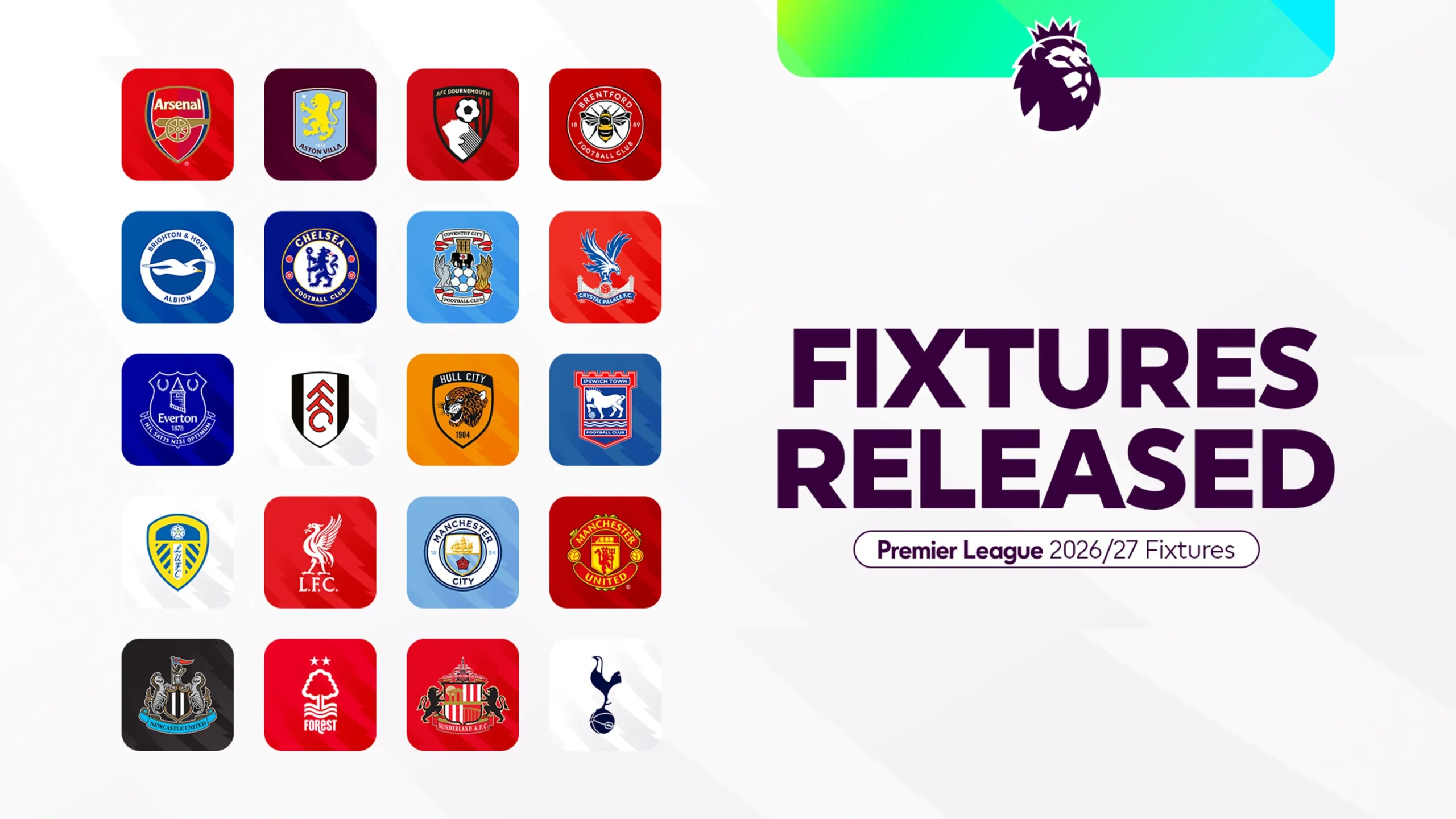 Premier League 2026/27 Fixtures Released: Arsenal Begin Title Defence Against Newly Promoted Coventry City